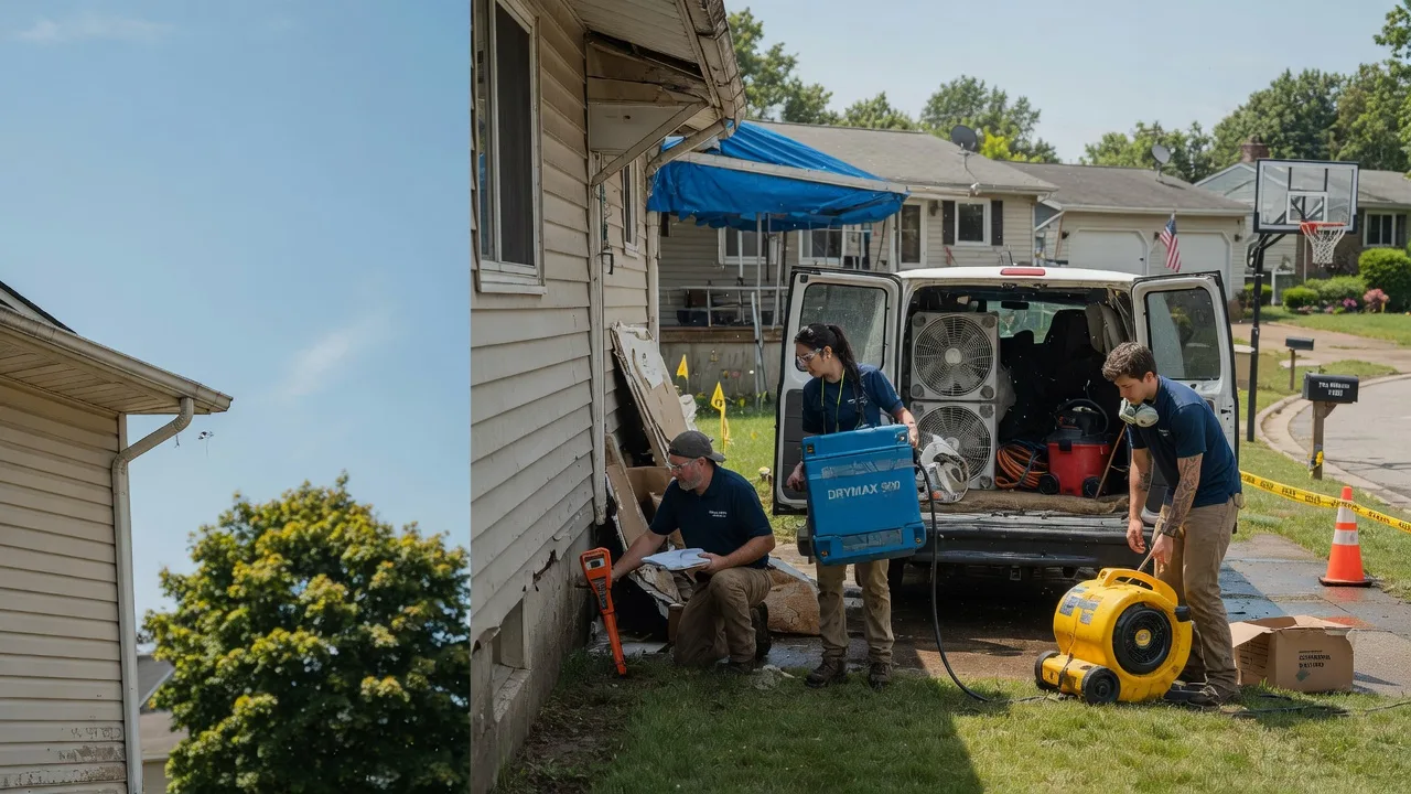 Ceiling Leak Cleanup in Waterloo, IL near me